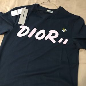 Dior x Kaws Tee Navy Size Medium